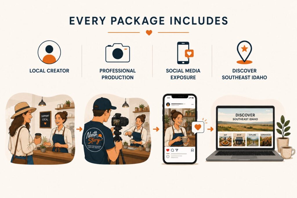 business packages, north story creators
